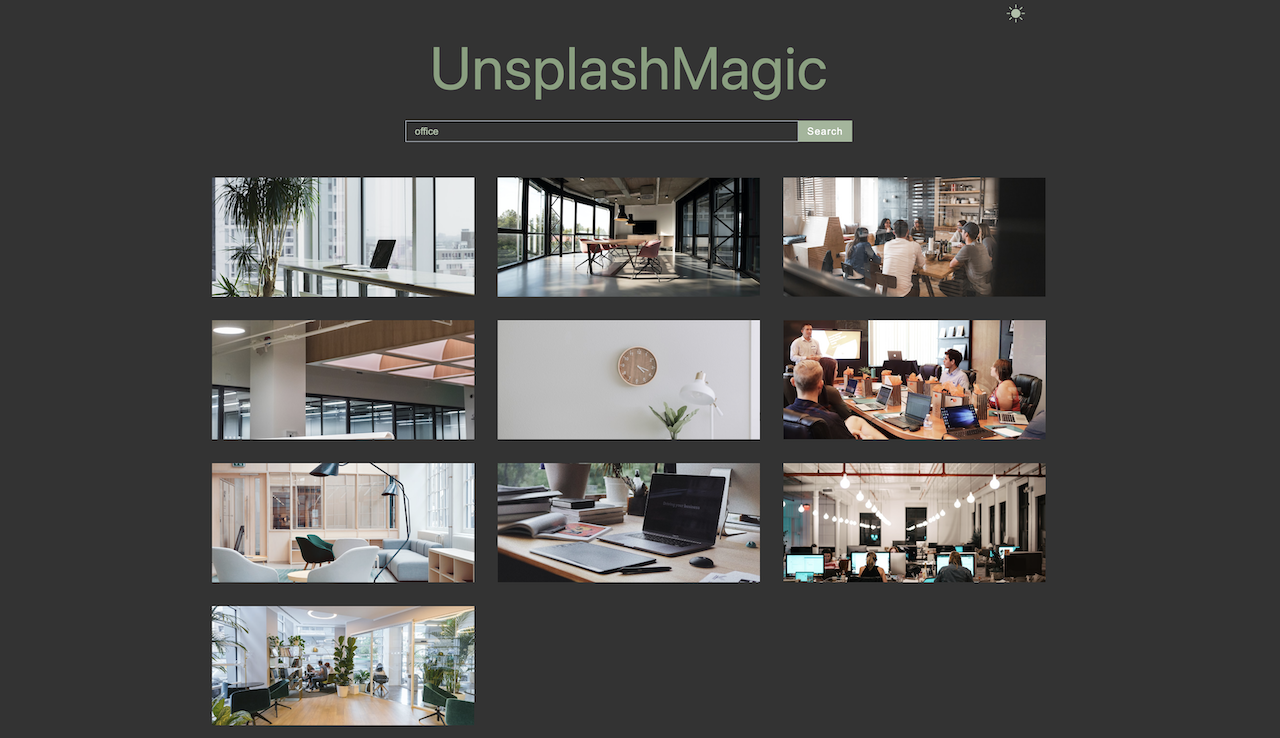 UnsplashMagic